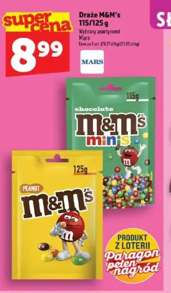 Draże M & M's Peanut +1 wariant