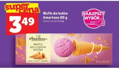 Wafle do lodów Amartone