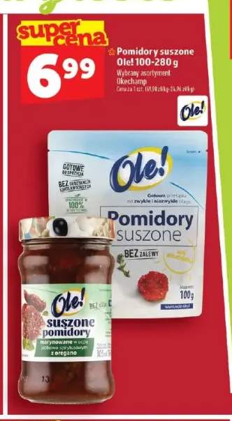 Pomidory suszone z oregano Ole! +1 wariant