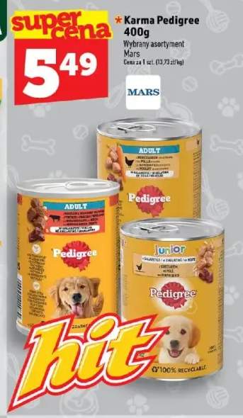 Karma dla psa Pedigree Adult z kurczakiem w galaretce +2 warianty
