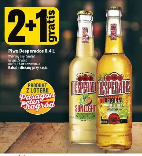 Piwo Desperados Sunlight +1 wariant