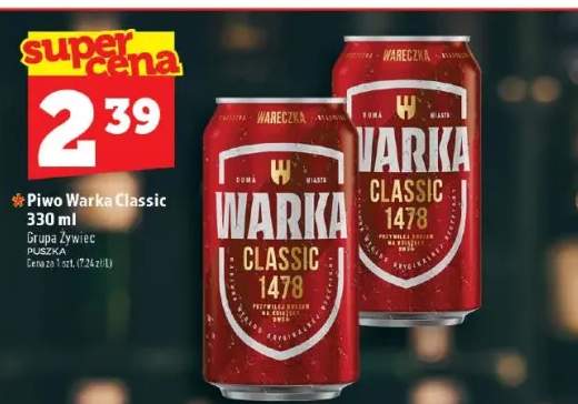 Piwo Warka Classic