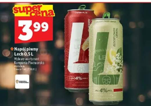 Napój piwny Lech Cherry Plum +1 wariant