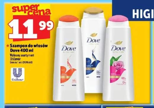Szampon do włosów Dove Long & Radiant +2 warianty