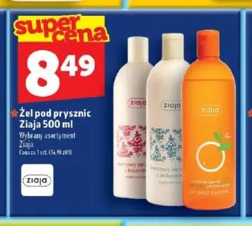 Żel pod prysznic Ziaja z jaśminem +2 warianty