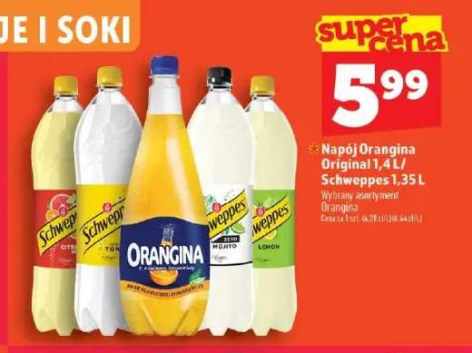 Napój gazowany Schweppes Citrus Mix +4 warianty