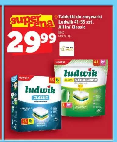 Tabletki do zmywarki Ludwik All In 1 +1 wariant
