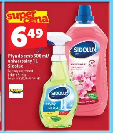 Płyn do szyb i luster Sidolux Lemon +1 wariant