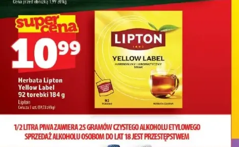 Herbata Lipton Yellow Label