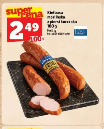 Kiełbasa morlińska z piersi kurczaka Morliny
