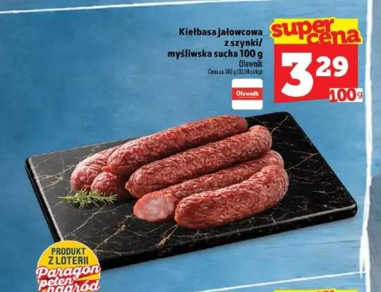 Kiełbasa jałowcowa z szynki Olewnik +1 wariant