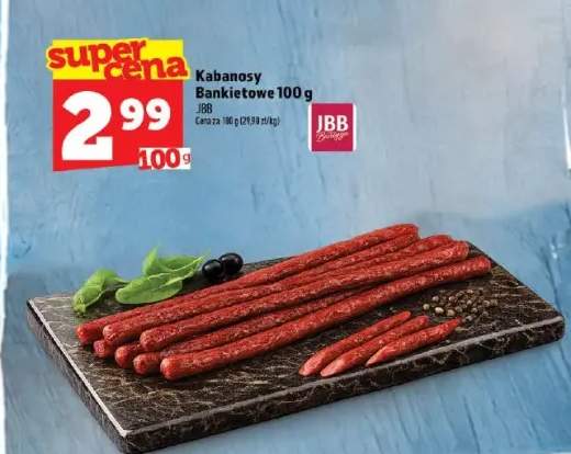 Kabanosy bankietowe JBB