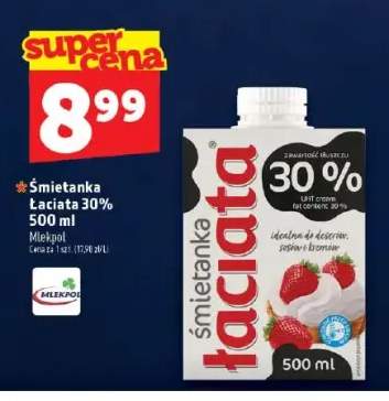 Śmietanka Łaciata 30%