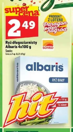Ryż długoziarnisty Albaris 4-pak