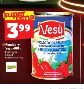 Pomidory Vesu całe +1 wariant