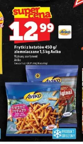 Frytki z batatów Aviko +1 wariant