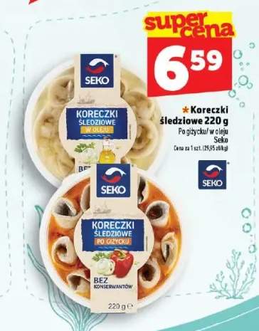Koreczki śledziowe po giżycku Seko +1 wariant