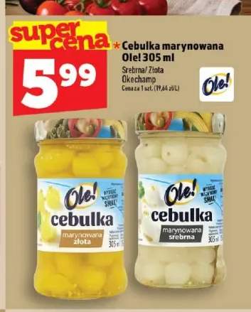 Cebulka marynowana złota Ole! +1 wariant