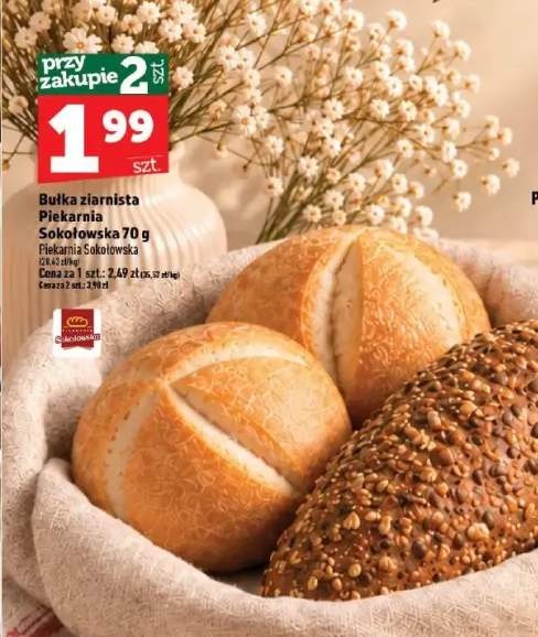 Bułka ziarnista Piekarnia Sokołowska