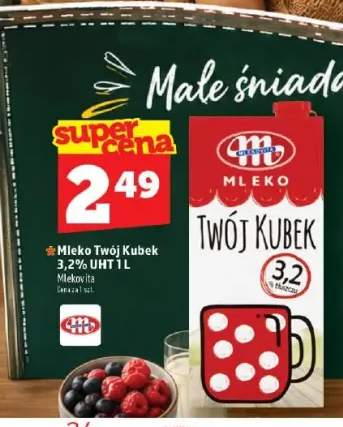 Mleko UHT Twój Kubek Mlekovita 3,2%