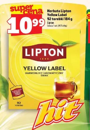 Herbata Lipton Yellow Label