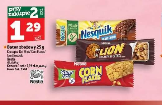 Baton zbożowy Chocapic Nestlé +4 warianty