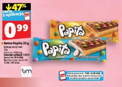 Baton Papita Caramel +1 wariant