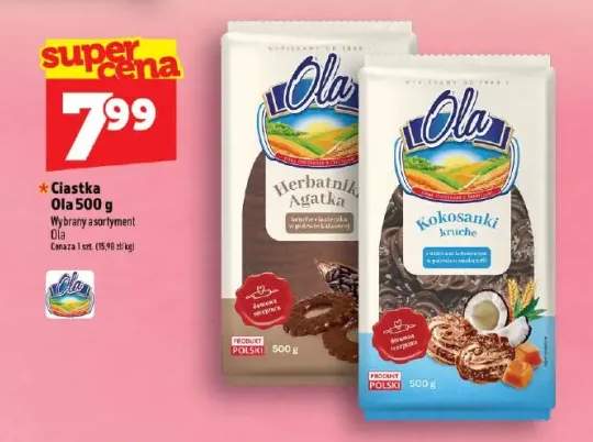 Ciastka Herbatnik Agatka Ola +1 wariant