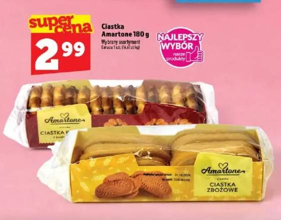 Ciastka zbożowe Amartone +1 wariant