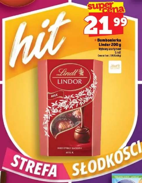Bombonierka Lindor Lindt