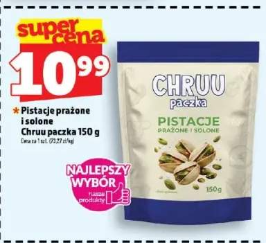 Pistacje prażone i solone Chruu paczka