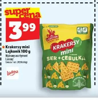 Krakersy mini ser + cebulka Lajkonik