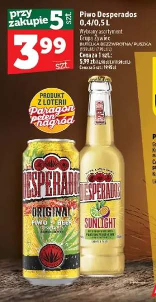Piwo Desperados Original +1 wariant