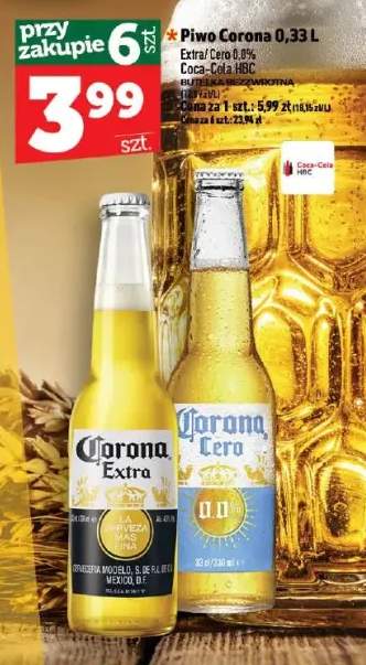 Piwo Corona Extra +1 wariant