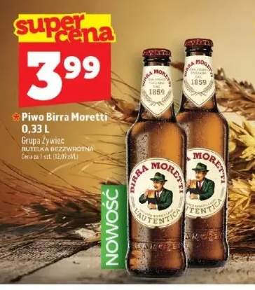 Piwo Birra Moretti L'Autentica