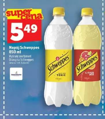 Napój gazowany Schweppes
