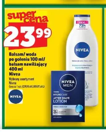 Balsam po goleniu Nivea Men Hydrocare +2 warianty