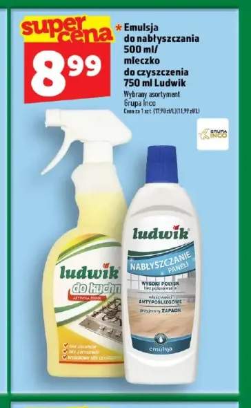 Mleczko do czyszczenia Ludwik +1 wariant