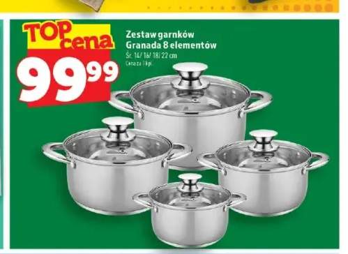Zestaw garnków Granada 8 elementów