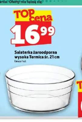 Salaterka żaroodporna wysoka Termica śr. 21 cm
