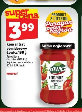 Koncentrat pomidorowy Łowicz