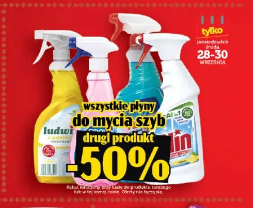 Płyny do mycia szyb +2 warianty