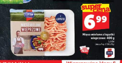 Mięso mielone z łopatki wieprzowe Łuków
