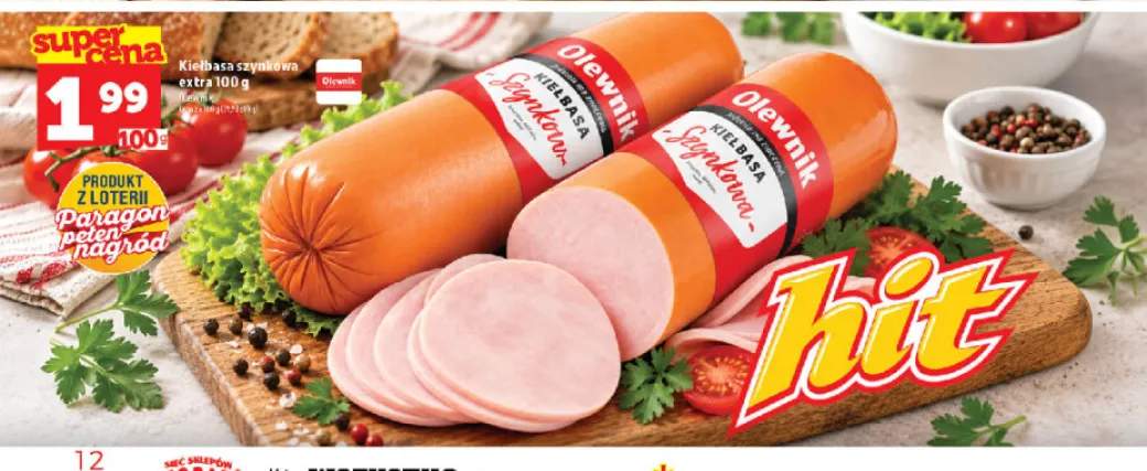 Kiełbasa szynkowa extra Olewnik