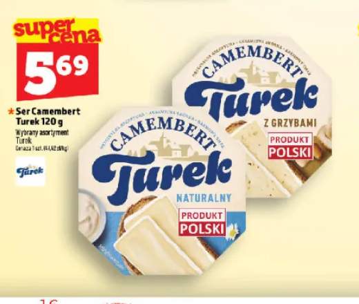 Ser Camembert naturalny Turek +1 wariant