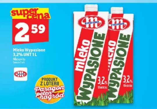 Mleko UHT Wypasione Mlekovita 3,2%