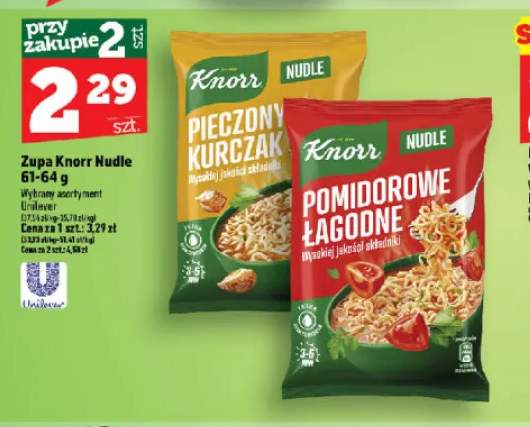 Zupa Knorr Nudle pieczony kurczak +1 wariant
