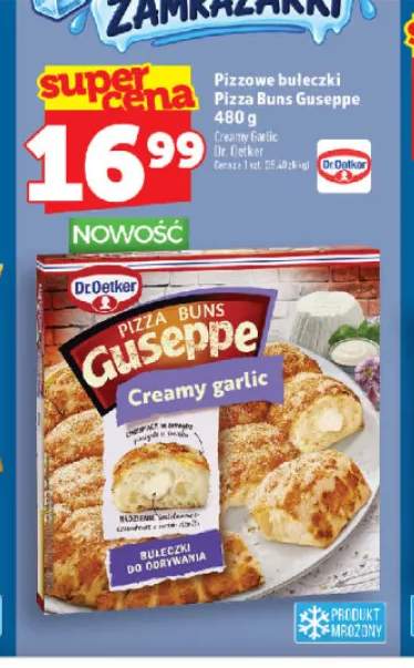 Pizzowe bułeczki Pizza Buns Guseppe Creamy Garlic Dr. Oetker