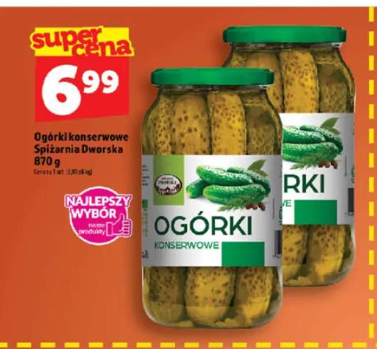 Ogórki konserwowe Spiżarnia Dworska