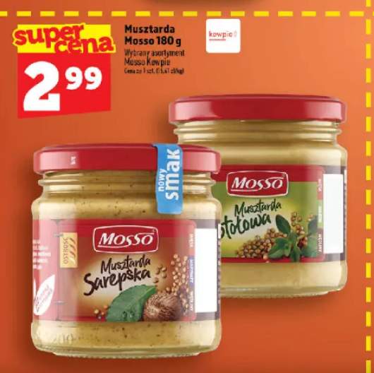 Musztarda sarepska Mosso +1 wariant